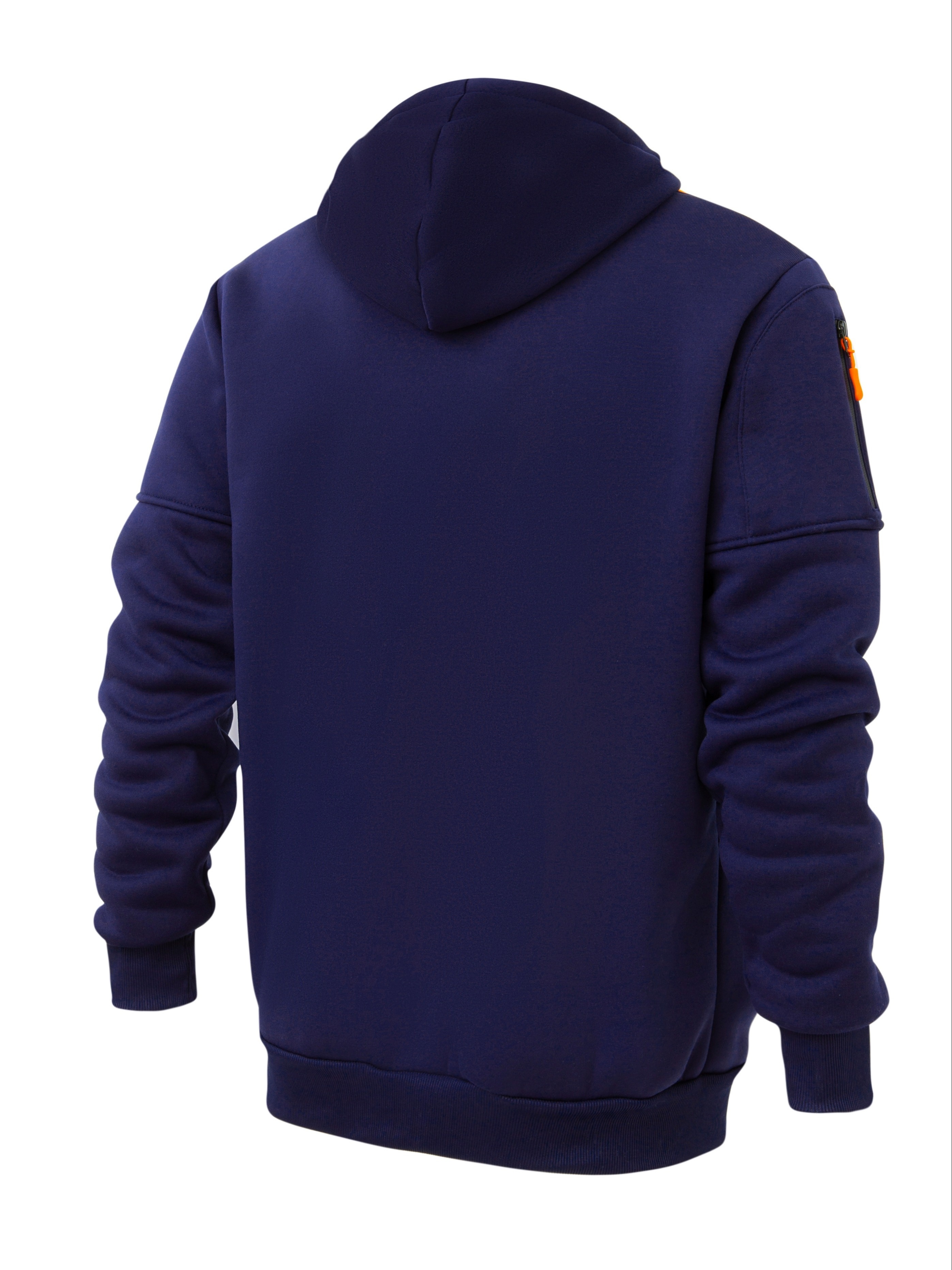 solid color mens hooded jacket casual long sleeve hoodies with zipper gym sports hooded coat for   details 16