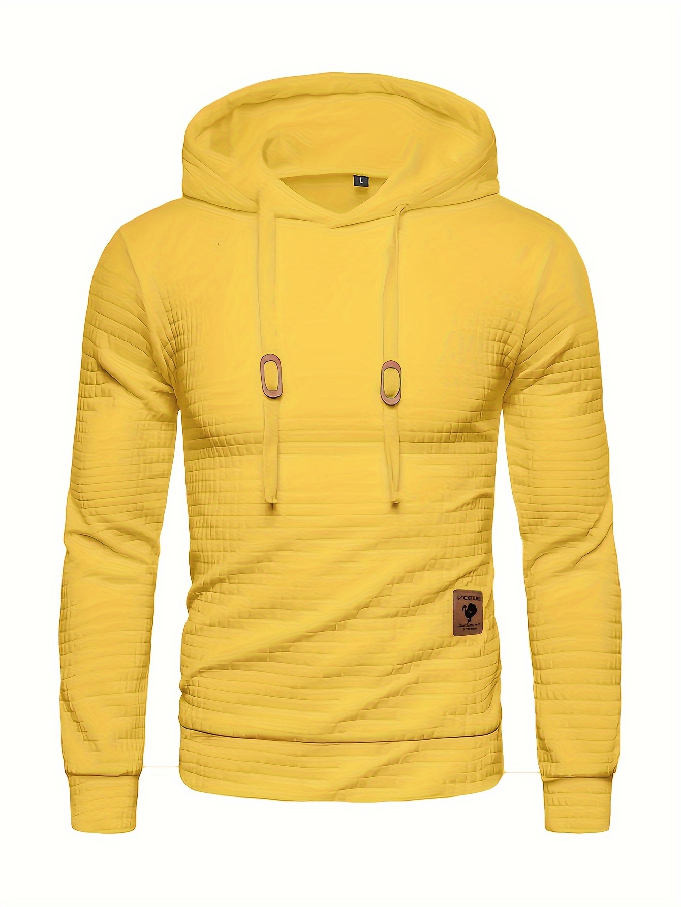 hoodies for men mens casual waffle pullover hooded sweatshirt mens clothing for spring and fall as gifts details 39